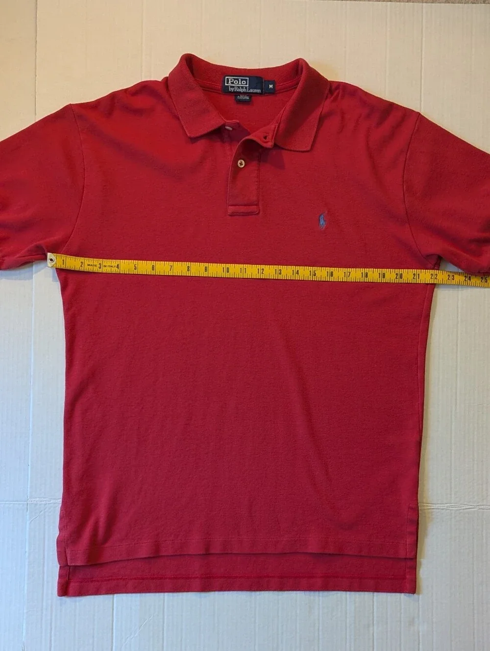 Polo by Ralph Lauren Short-Sleeved Red Men's Polo Shirt M